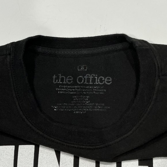The Office Dunder Mifflin Inc Paper Company Black Crewneck Sweater Size Small - Picture 5 of 14